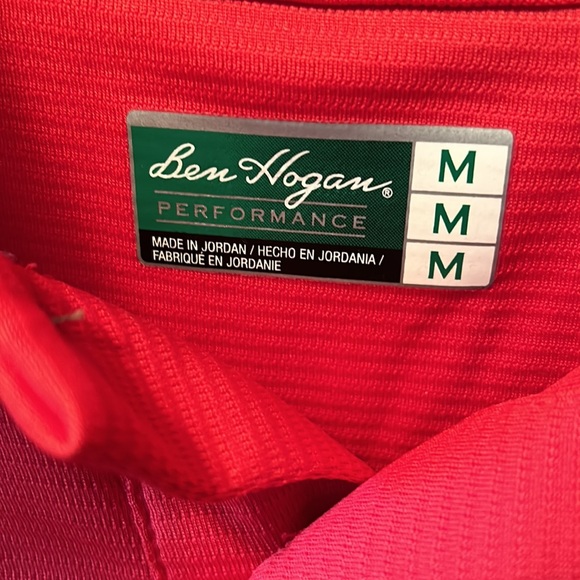 Ben Hogan golf polo. Beautiful red color. Like new! - Picture 2 of 4